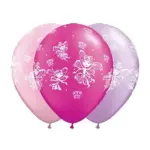 Latexballon mit Motiv Feen – Bunter 3er-Mix