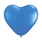 Latexballon Herzform – Blau