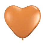 Latexballon Herzform – Orange