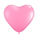 Latexballon Herzform – Pastellrosa