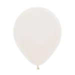 Latexballon Kristall – Transparent | Cremeweiß