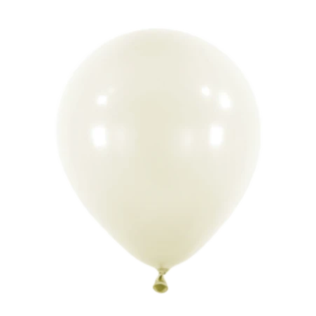 Latexballon in Tropfenform in Metallic KaltweiĂź