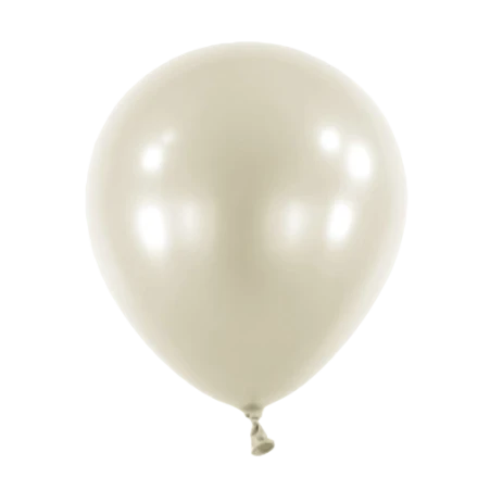 Latexballon in Tropfenform in Metallic Silber