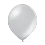 Latexballon Metallic – Silber | Hellsilber