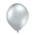 Latexballon Spiegelglanz – Silber | Kräftig
