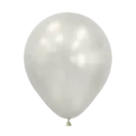 Latexballon Metallic – Weiß | Austernweiß