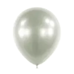 Latexballon Metallic – Silber | Platin