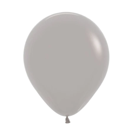 Grauer Pastell-Latexballon in klassischer Tropfenform