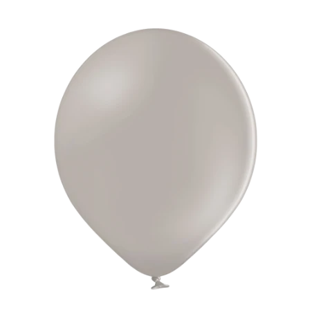 Creme-grauer Pastell-Latexballon in klassischer Tropfenform