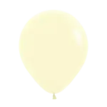 Latexballon Pastell – Creme-Gelb | Mattgelb