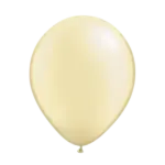 Latexballon Metallic – Creme | Elfenbein Hell