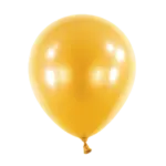 Latexballon Metallic – Gold | Hellgold