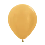 Latexballon Metallic – Gold | Champagnergold