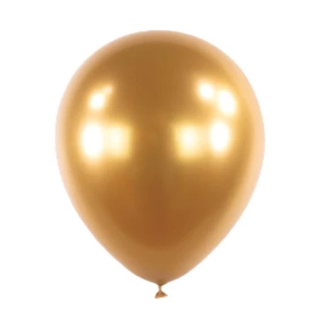 Latexballon in Tropfenform in Metallic Gold Satin
