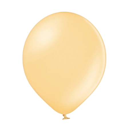 Latexballon in Tropfenform in Metallic Pfirsich