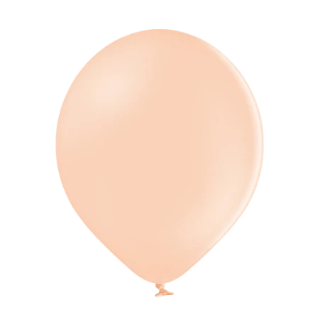 Creme-rosa Pastell-Latexballon in klassischer Tropfenform