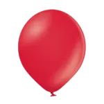 Latexballon Metallic – Rot | Kirschrot