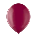 Latexballon Kristall – Rot | Bordeaux