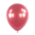 Latexballon Metallic – Rot | Granatapfelrot