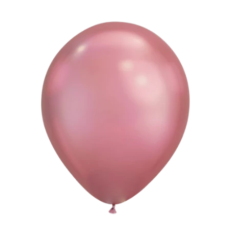 Latexballon in Tropfenform in Metallic Violett Malve