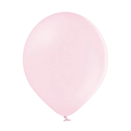 Softpinker Pastell-Latexballon in klassischer Tropfenform