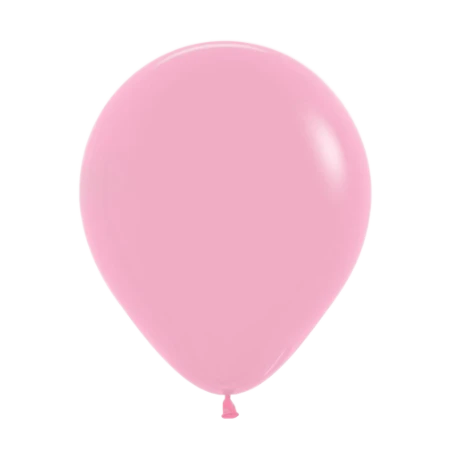 Kräftig pinker Pastell-Latexballon in klassischer Tropfenform