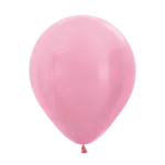 Latexballon Metallic – Pink | Hellpink