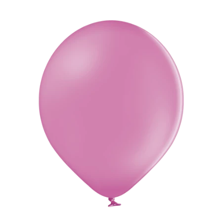 Cyclamrosafarbener Pastell-Latexballon in klassischer Tropfenform