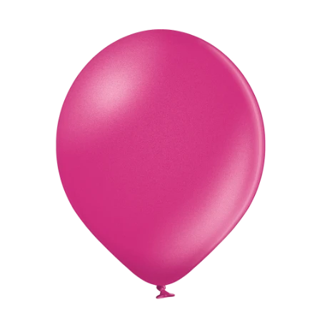 Latexballon in Tropfenform in Metallic Fuchsia