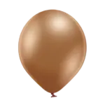 Latexballon Spiegelglanz – Braun | Kupfer