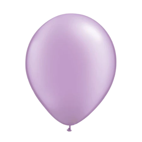 Latexballon in Tropfenform in Metallic Lavendel
