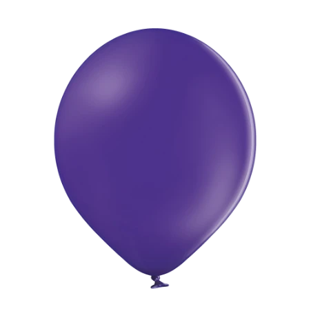 Königslila Pastell-Latexballon in klassischer Tropfenform
