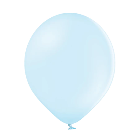 Eisblauer Pastell-Latexballon in klassischer Tropfenform