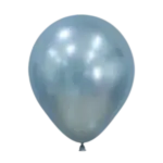 Latexballon Metallic – Blau | Arktisblau
