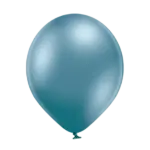 Latexballon Spiegelglanz – Blau | Warm