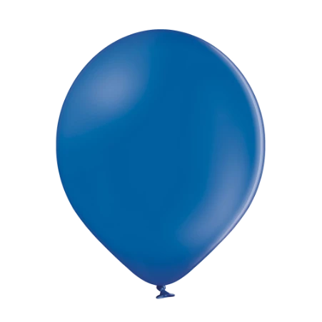 Königsblauer Pastell-Latexballon in klassischer Tropfenform