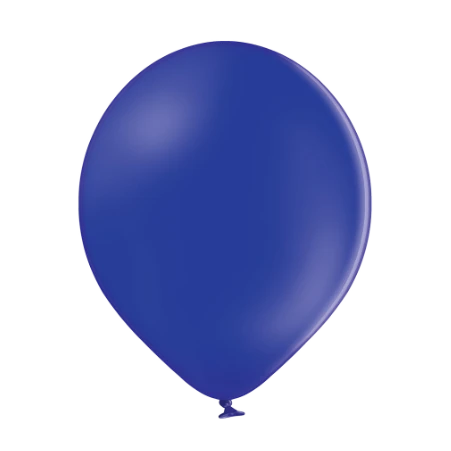 Nachtblauer Pastell-Latexballon in klassischer Tropfenform