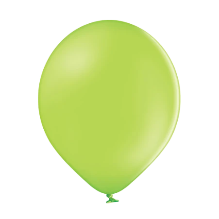 Apfelgrüner Pastell-Latexballon in klassischer Tropfenform