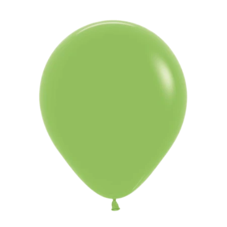 Limettengrüner Pastell-Latexballon in klassischer Tropfenform
