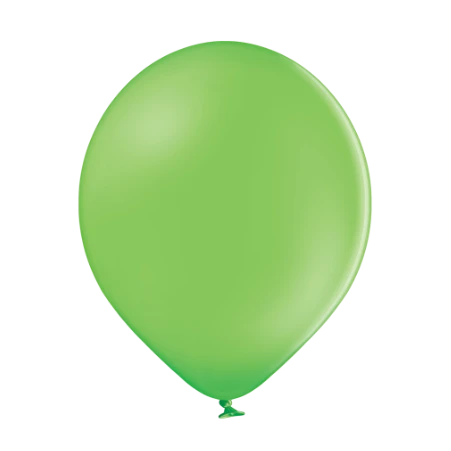 Limettengrüner Pastell-Latexballon in klassischer Tropfenform