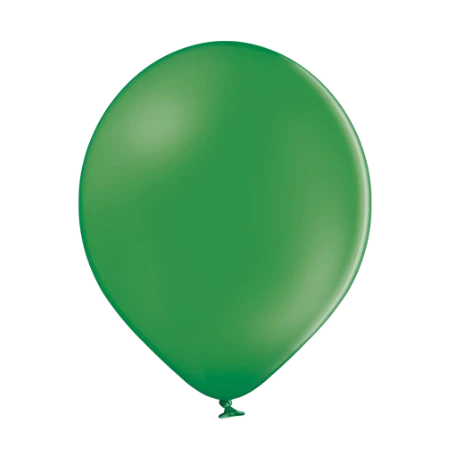 Blattgrüner Pastell-Latexballon in klassischer Tropfenform