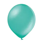 Latexballon Metallic – Grün | Türkisgrün