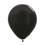 Latexballon Metallic – Schwarz | Tiefschwarz Intensiv