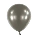 Latexballon Metallic – Schwarz | Tiefschwarz