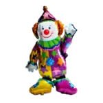 Folienballon Airwalker – Clown | Auffälliger Partyballon