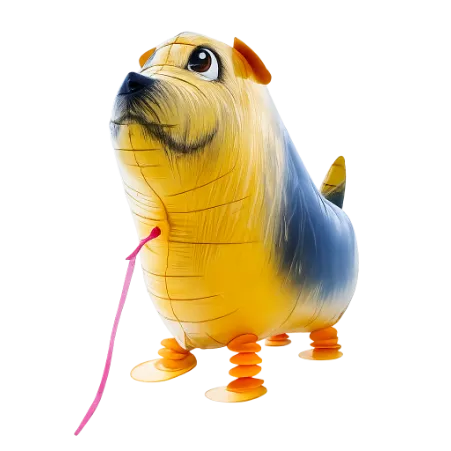 Airwalker-Folienballon in Form eines Terriers