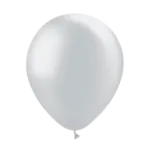 Latexballon Klassisch – Silber | Silbergrau
