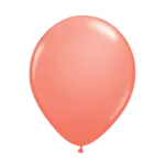 Latexballon Klassisch – Orange | Koralle
