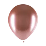 Latexballon Klassisch – Rosa | Brillant-Roségold