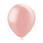 Latexballon Klassisch – Rosa | Roségold Hell